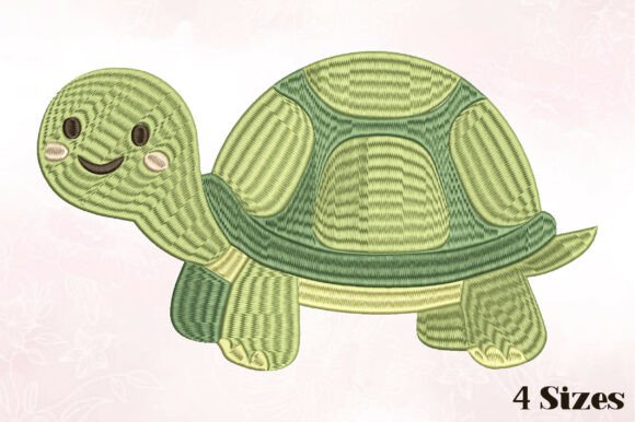 Cute Baby Turtle Embroidery Design: A Sweet Touch for Personalized Gifts