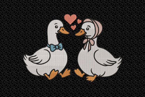 Cute Duck Couple Embroidery: A Seasonal Designer’s Review