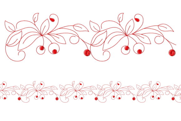 Elegant Touch: Reviewing the Decorative Embroidery Border Design