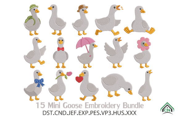 Mini Goose Embroidery Bundle: A Designer’s Honest Review for Boutique Sweatshirt Projects